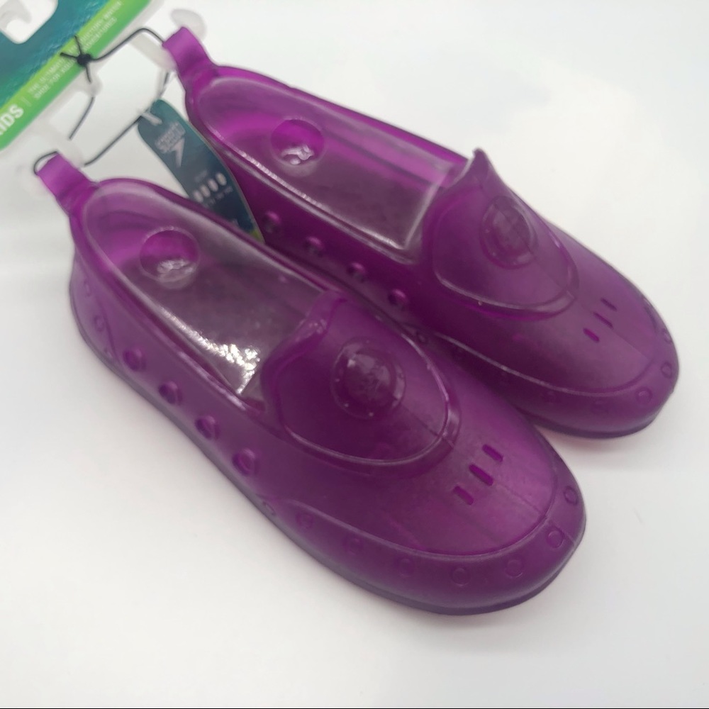 New Speedo Girls Kids Jelly Water Shoes Size Extra Large X Pink NWT